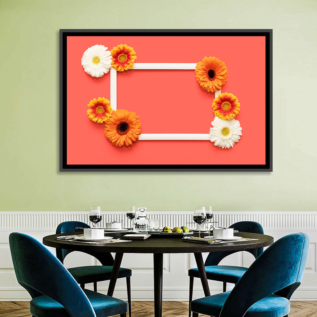 Handwritten Gerbera Greeting Wall Art