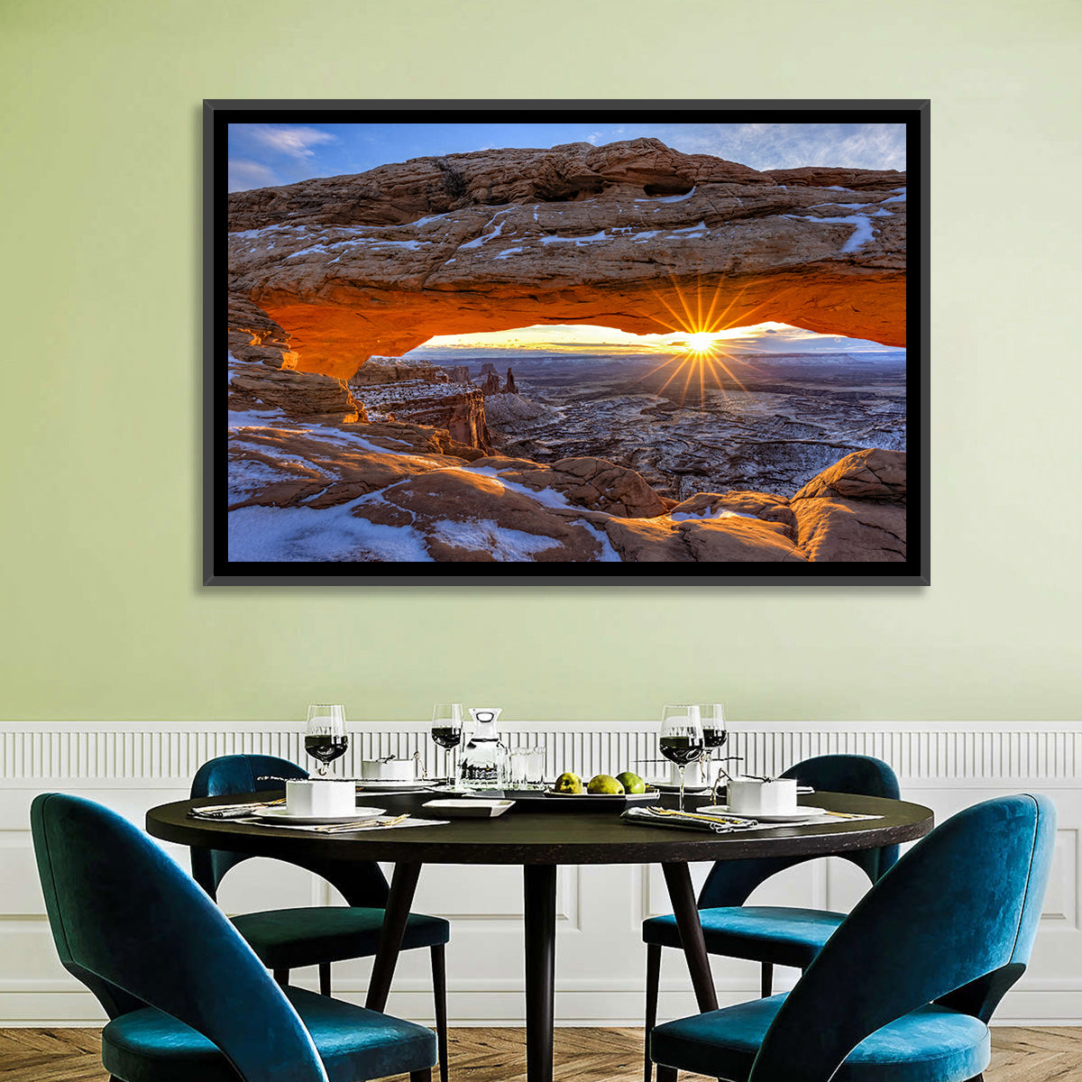 Sunrise at Mesa Arch Wall Art