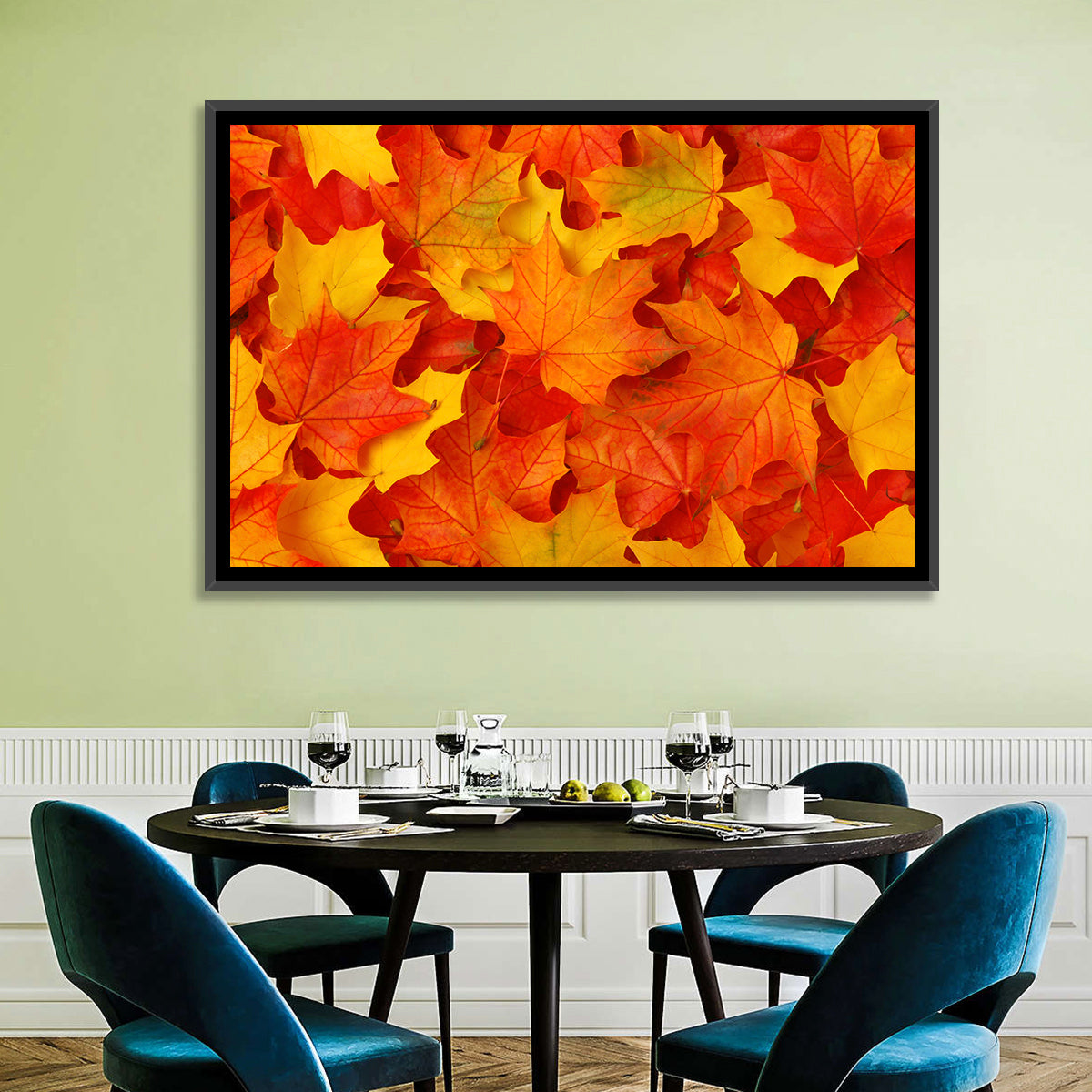 Autumn Maple Leaves Wall Art