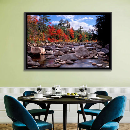 New Hampshire Autumn Stream Wall Art