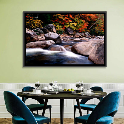 New Hampshire Autumn Stream Wall Art