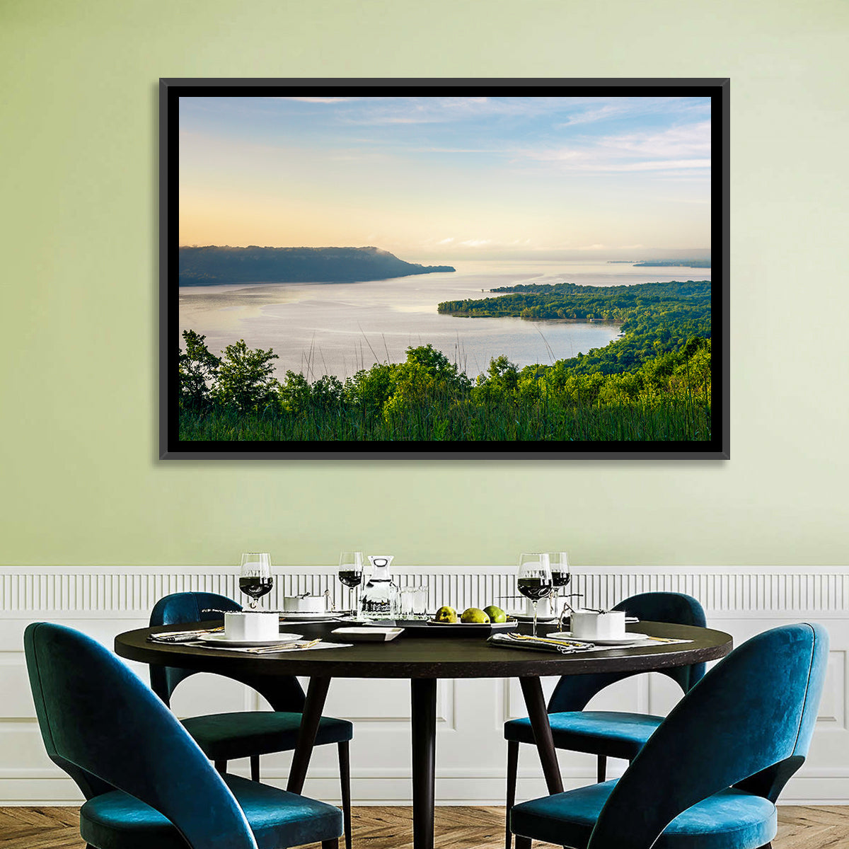 Mississippi River and Lake Pepin Wall Art