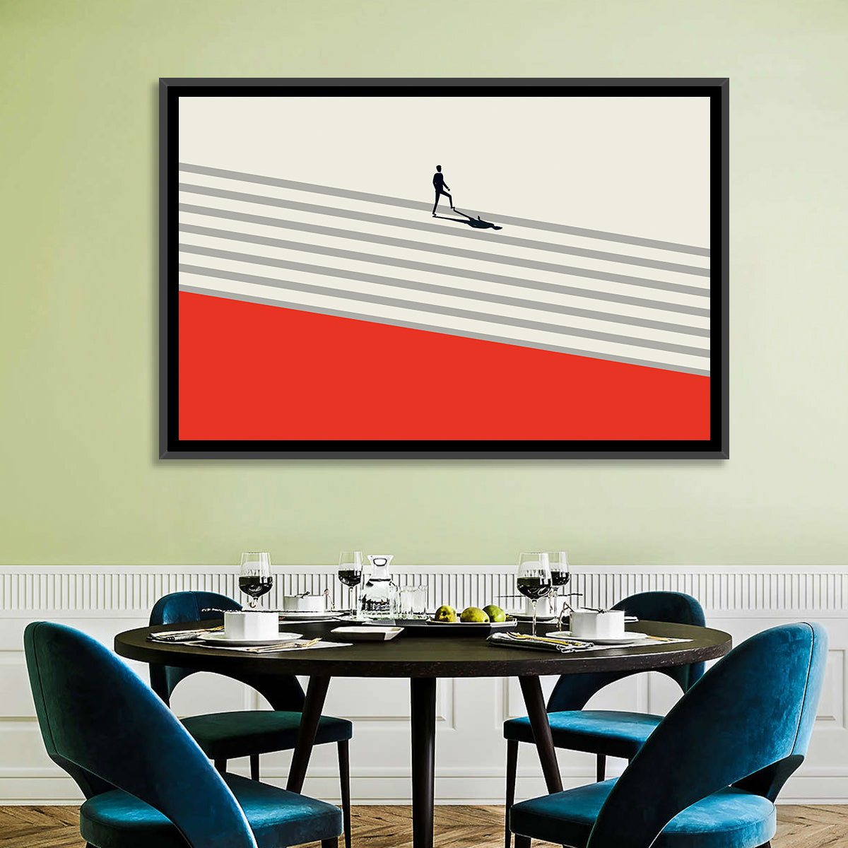 Career Development Concept Wall Art in a room, landscape