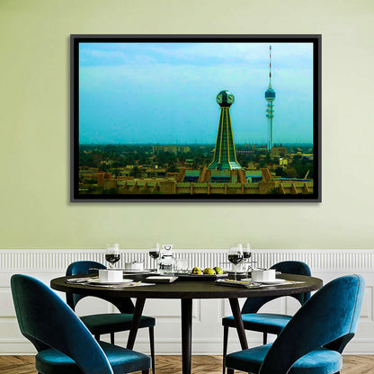 Baghdad Clock Tower Cityscape Wall Art