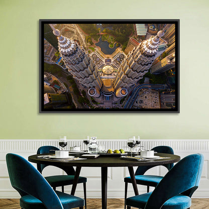 Petronas Twin Towers Kuala Lumpur Golden Hour Wall Art