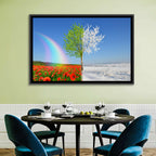 Seasonal Split Landscape Wall Art