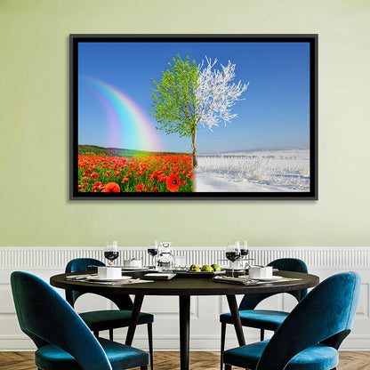 Seasonal Split Landscape Wall Art