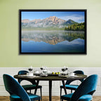 Pyramid Mountain Reflection Wall Art