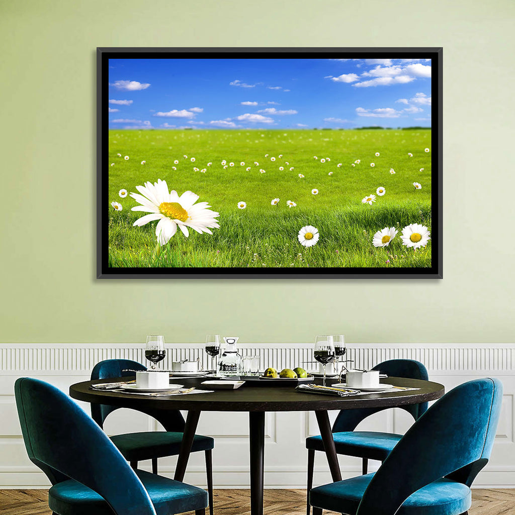 Spring Daisy Meadow Wall Art
