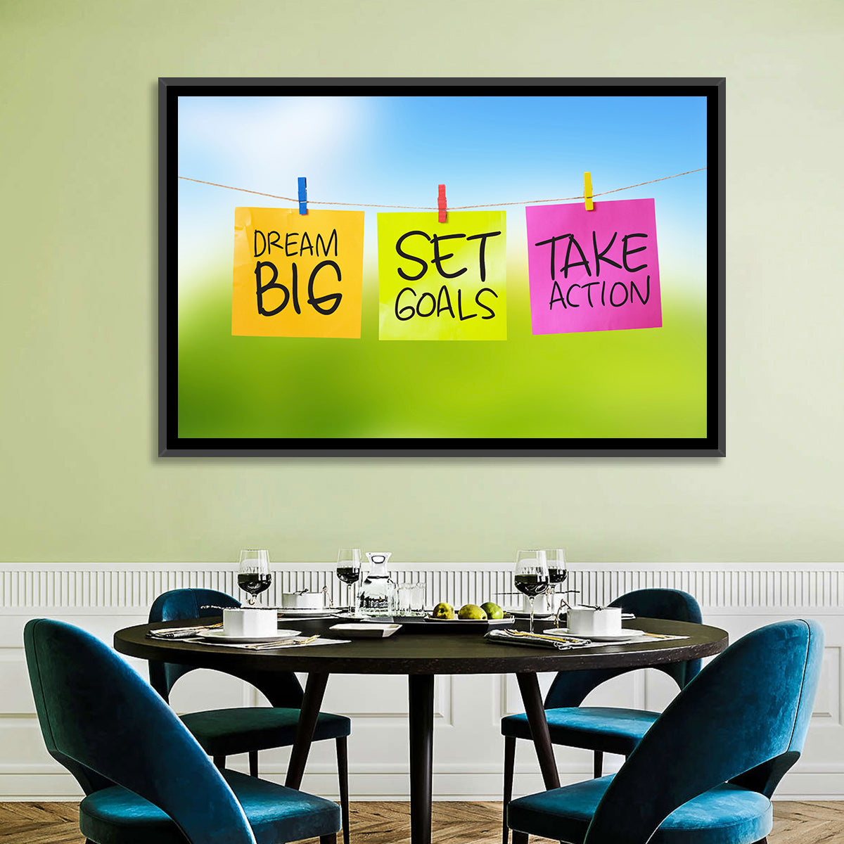 Dream Big Sticky Note Trio Wall Art