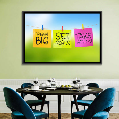 Dream Big Sticky Note Trio Wall Art