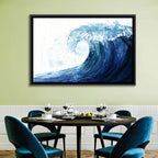 Watercolor Cresting Wave Wall Art