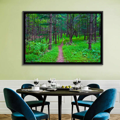Lush Virginia Forest Trail Wall Art