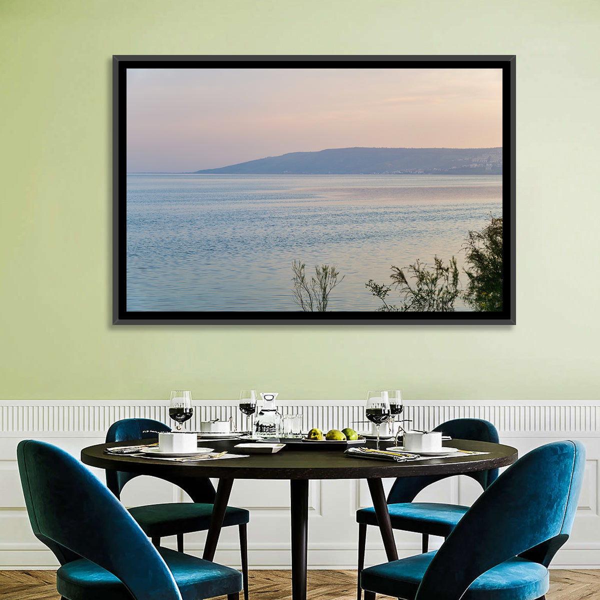 Sea of Galilee at Dusk Wall Art