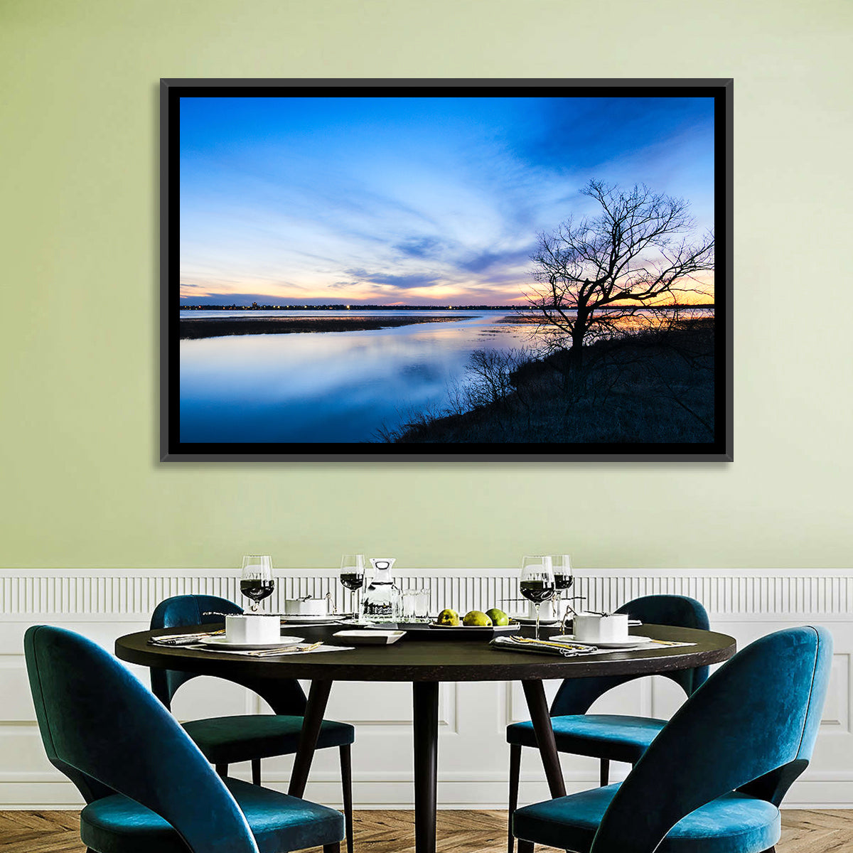 Lake Bemidji Twilight Wall Art