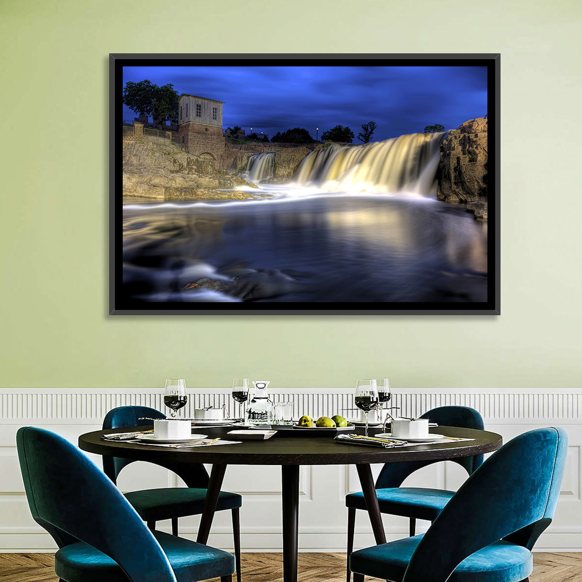 Queen Bee Mill Waterfall Wall Art