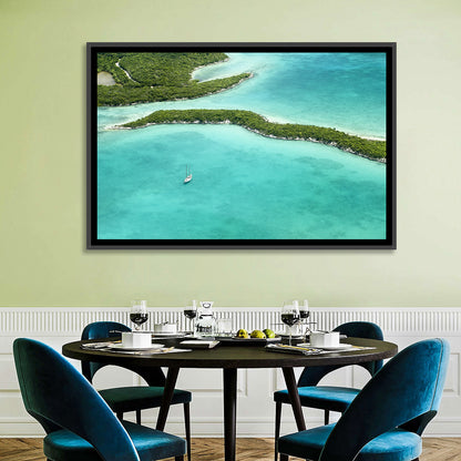 Turquoise Bahamas Islands Wall Art
