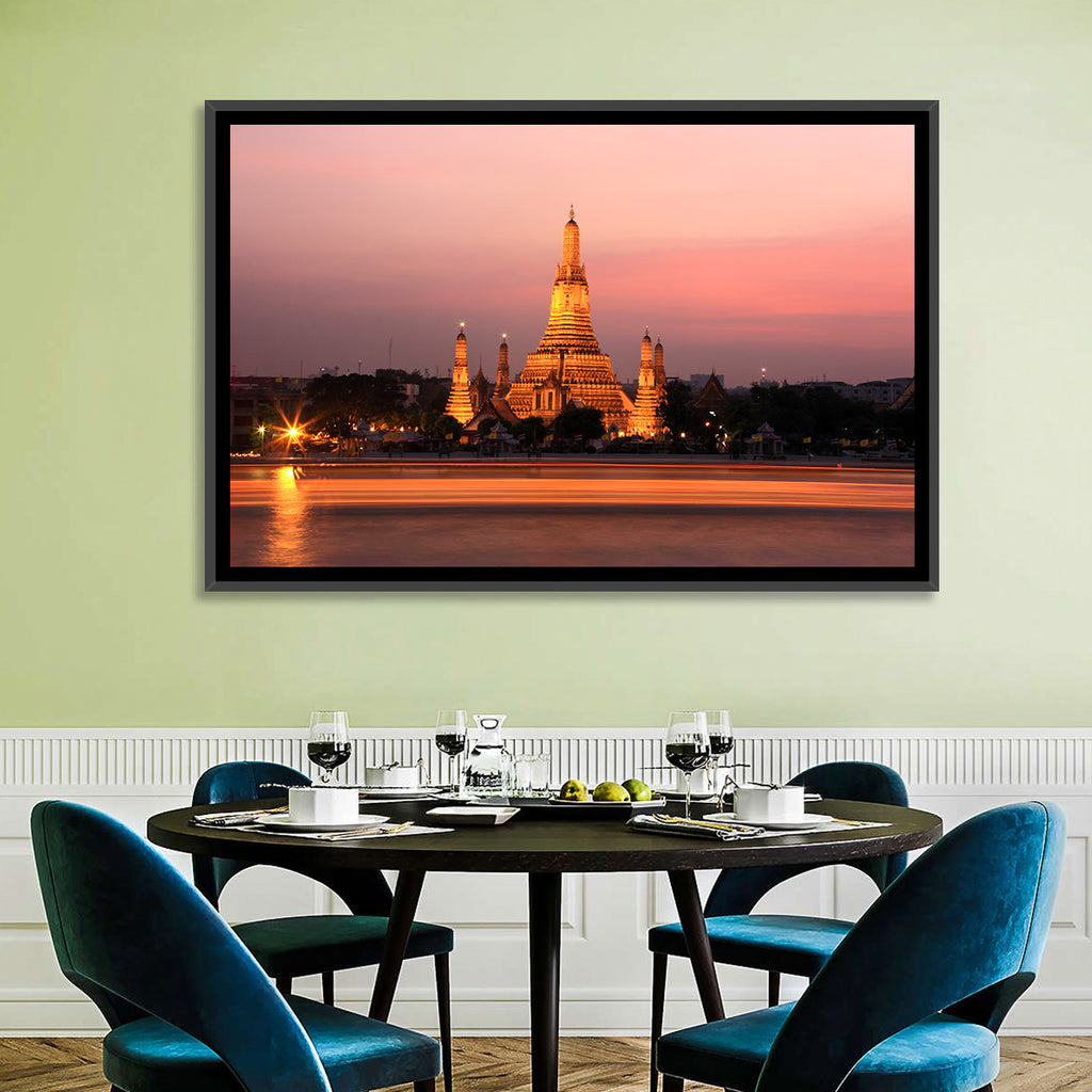 Wat Arun at Dusk Wall Art