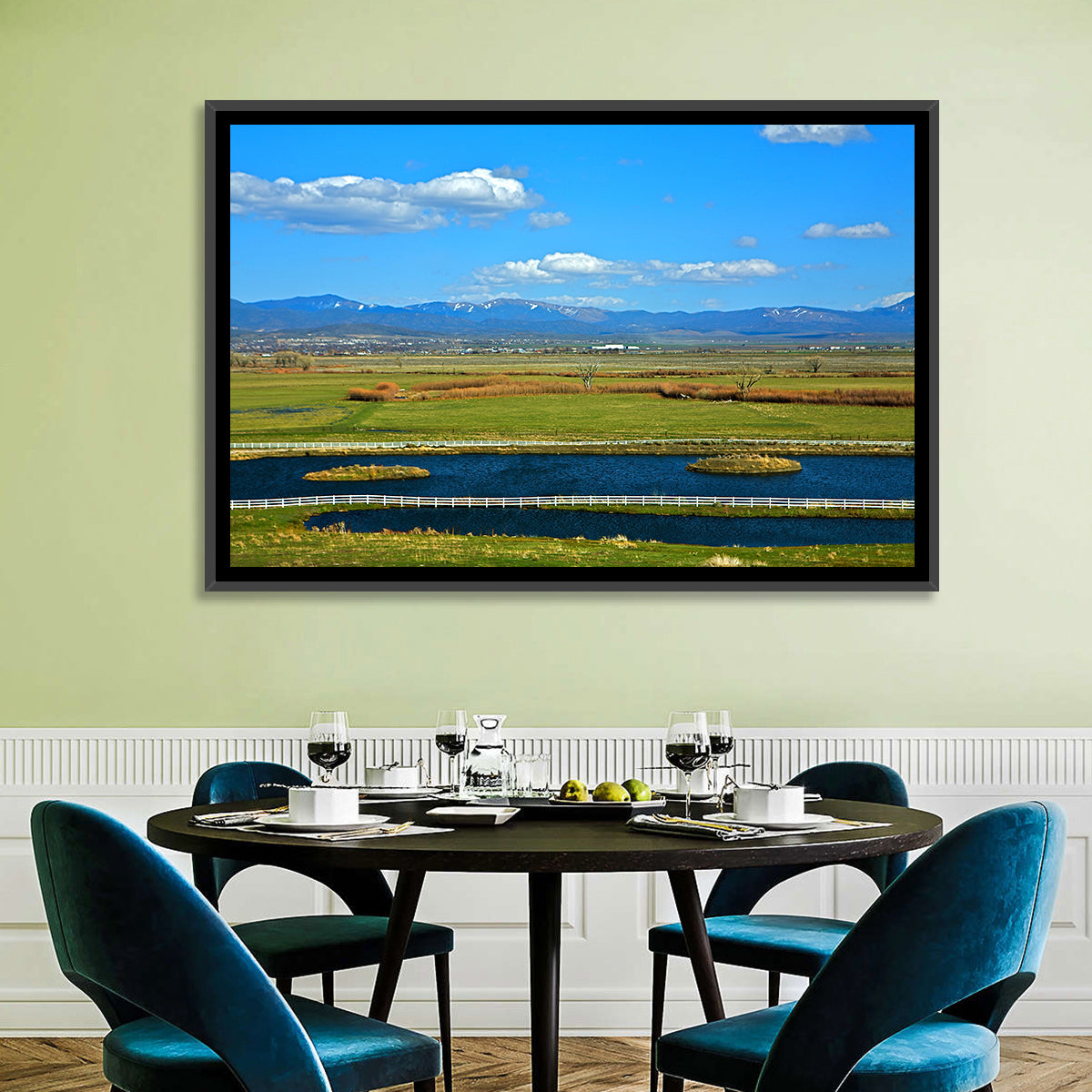 Genoa Township Pond View Wall Art