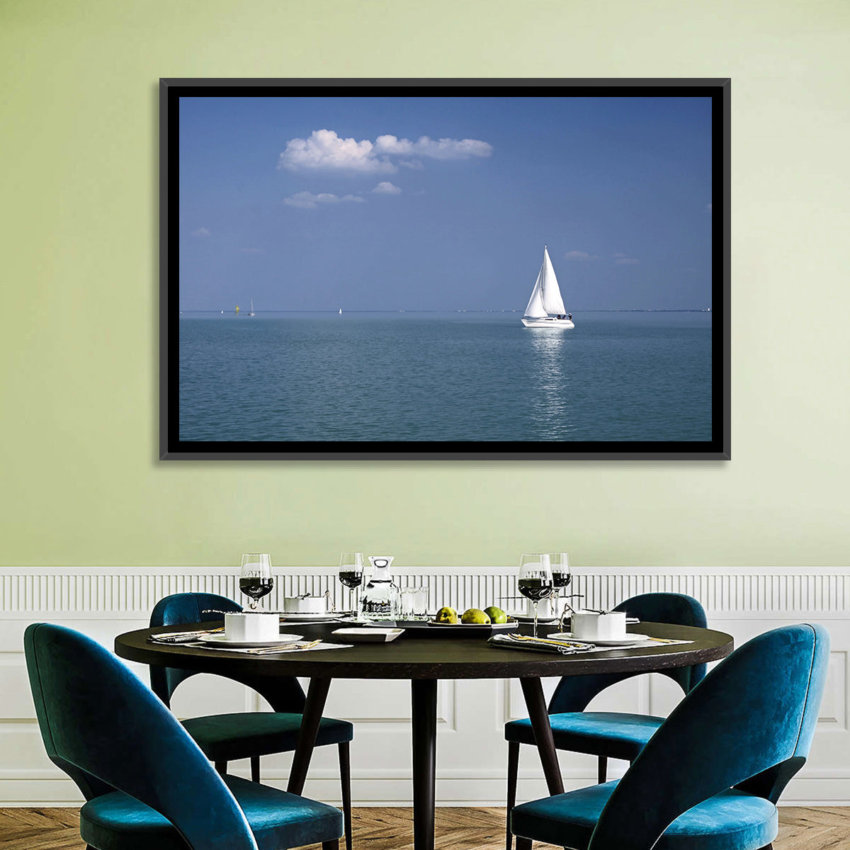 Sailboat on Lake Balaton Wall Art