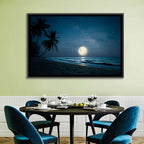 Palm Beach Moonset Wall Art