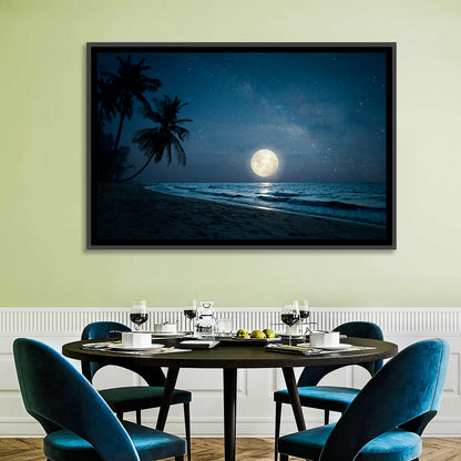 Palm Beach Moonset Wall Art