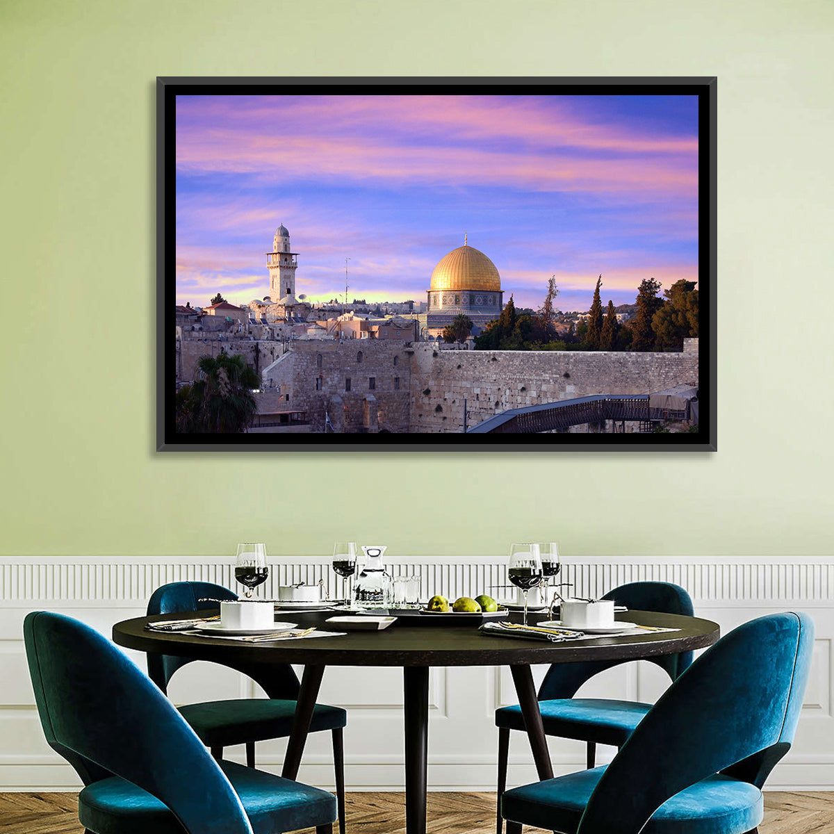 Al Aqsa at Golden Hour Wall Art