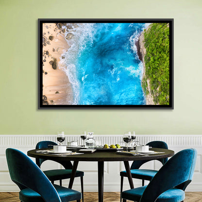 Aerial Sea Beach Wall Art