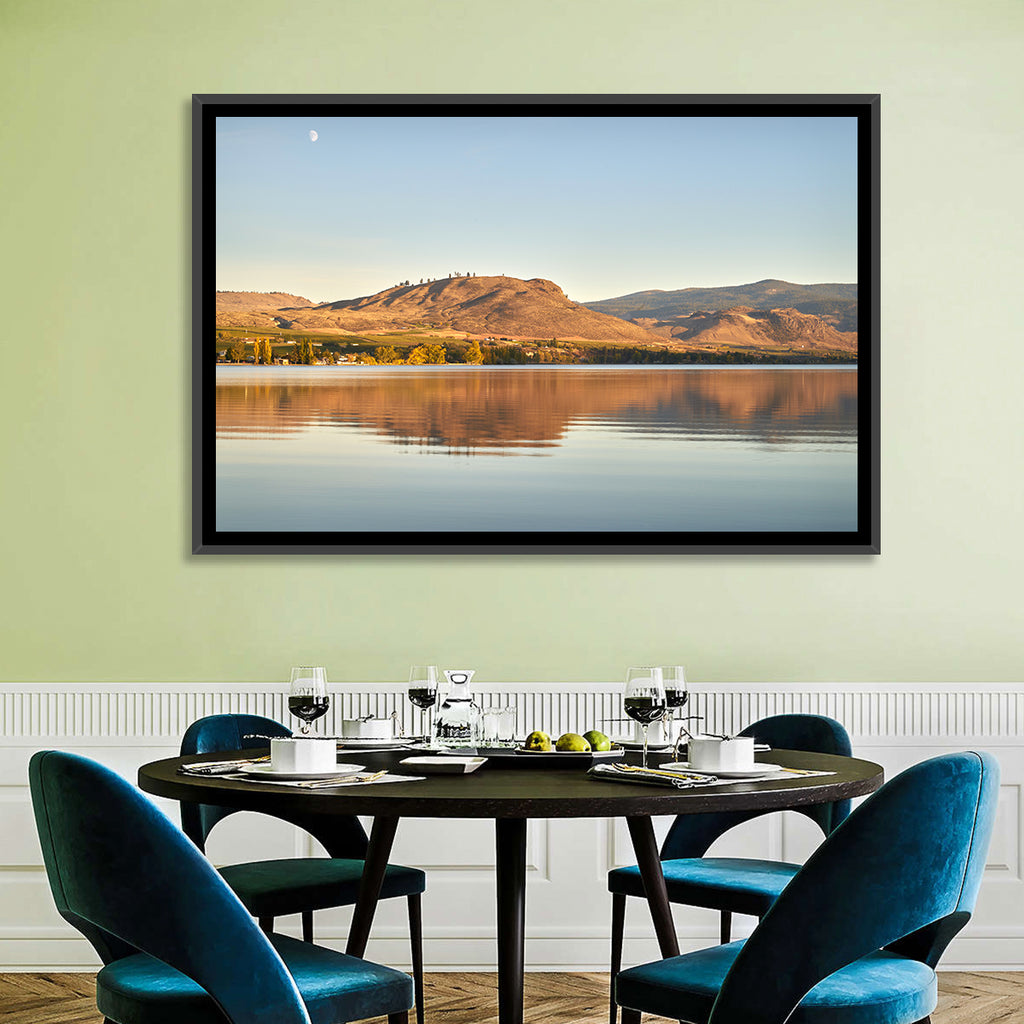 Osoyoos Lake Moonlit Reflection Wall Art