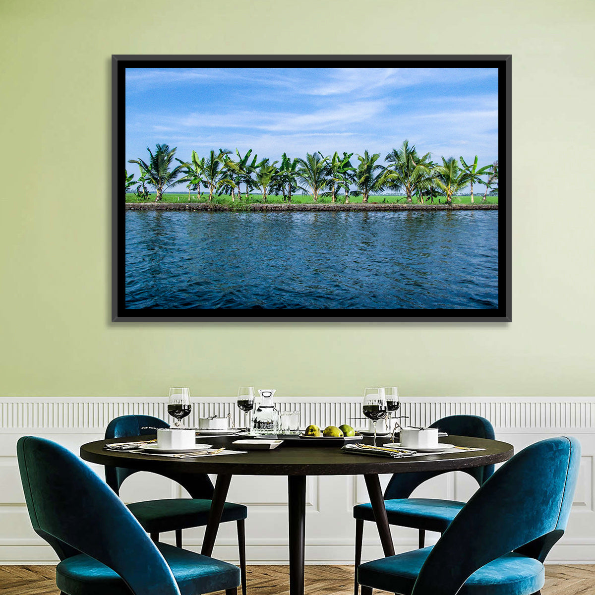 Vembanad Lake Landscape Wall Art