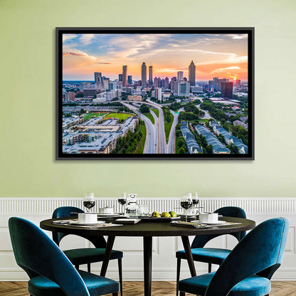 Downtown Atlanta Skyline Wall Art