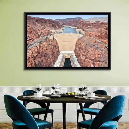Hoover Dam High-angle View Wall Art