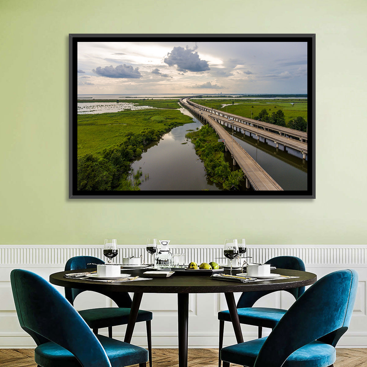 Interstate 10 Bridge Wall Art