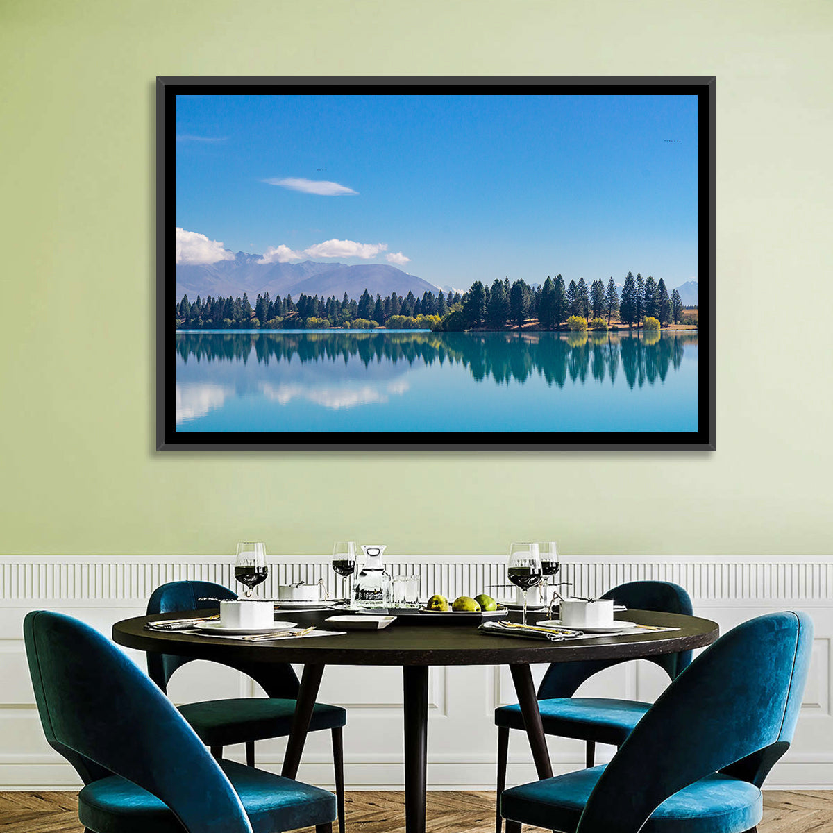 Lake Ruataniwha Reflection Wall Art