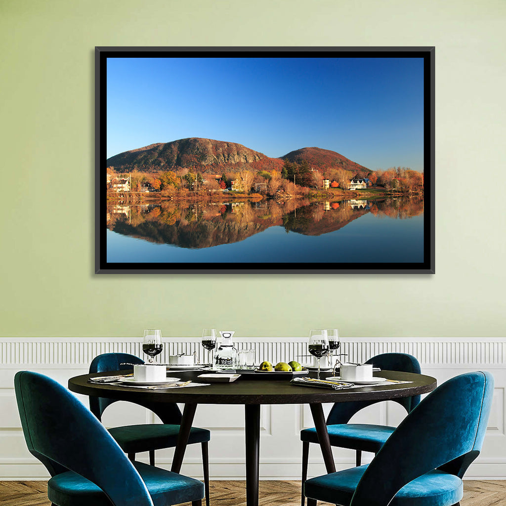 Mont Saint-hilaire Autumn Reflection Wall Art