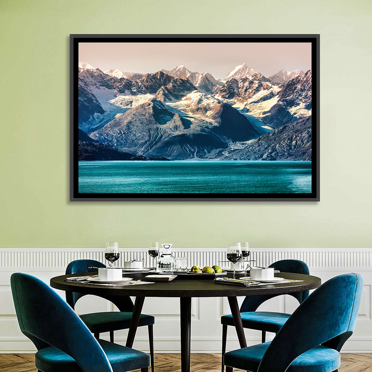 Glacier Bay Turquoise Waters Wall Art