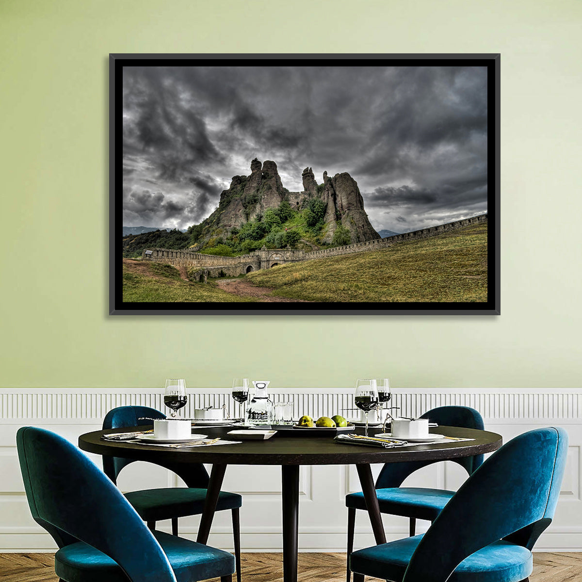 Belogradchik Fortress Rock Formations Wall Art in a room, landscape