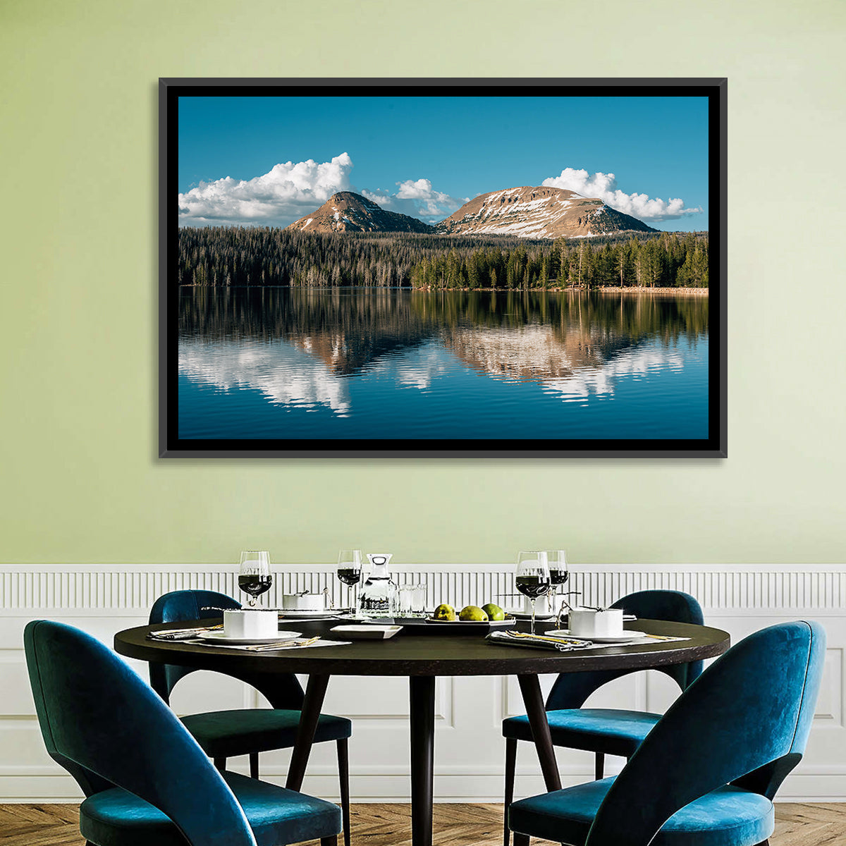 Uinta Mountains at Trial Lake Wall Art