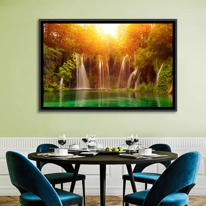 Plitvice Lakes Waterfalls Wall Art