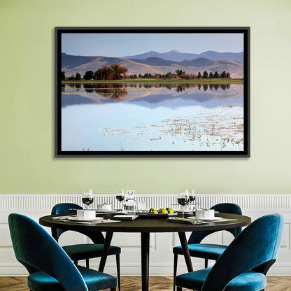 Mission Valley Lake Reflection Wall Art