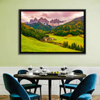 St Johann Church, Santa Maddalena Wall Art