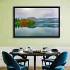 Lake Bled Island Church Wall Art