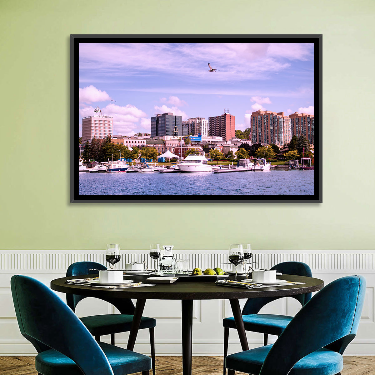 Barrie Lakefront Skyline Wall Art