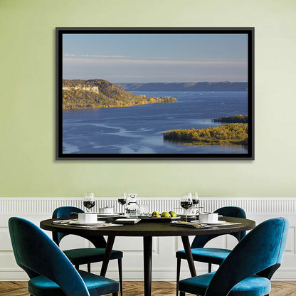 Mississippi River Autumn Panorama Wall Art