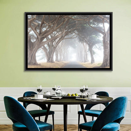 Misty Cypress Tunnel Wall Art