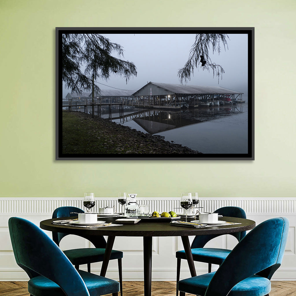 Ozark Beach Resort Boathouse Wall Art