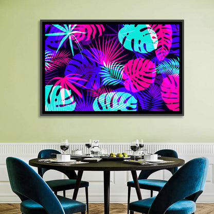 Bright Tropical Leaves Wall Art