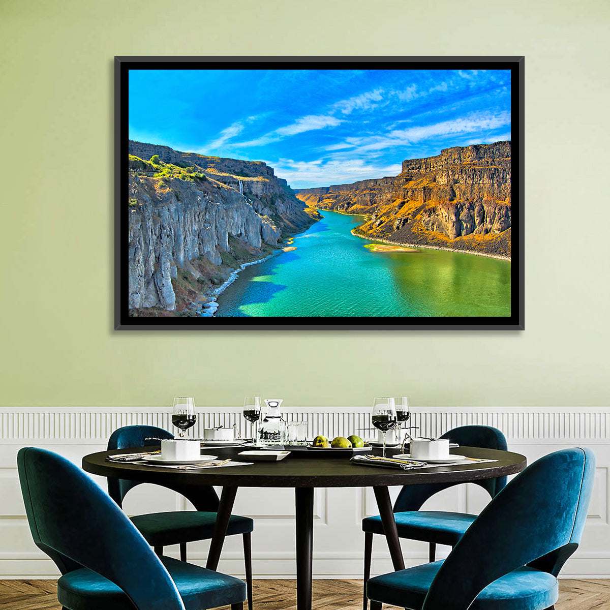 Snake River Canyon at Twin Falls Wall Art