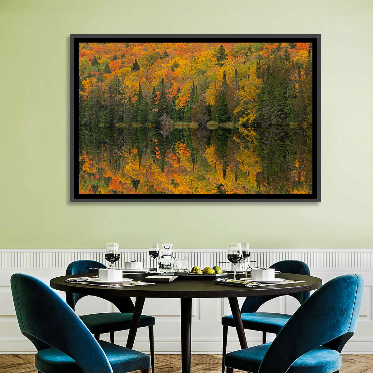 Ottawa National Forest Autumn Reflection Wall Art