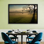 Tire Swing in Morning Mist Wall Art